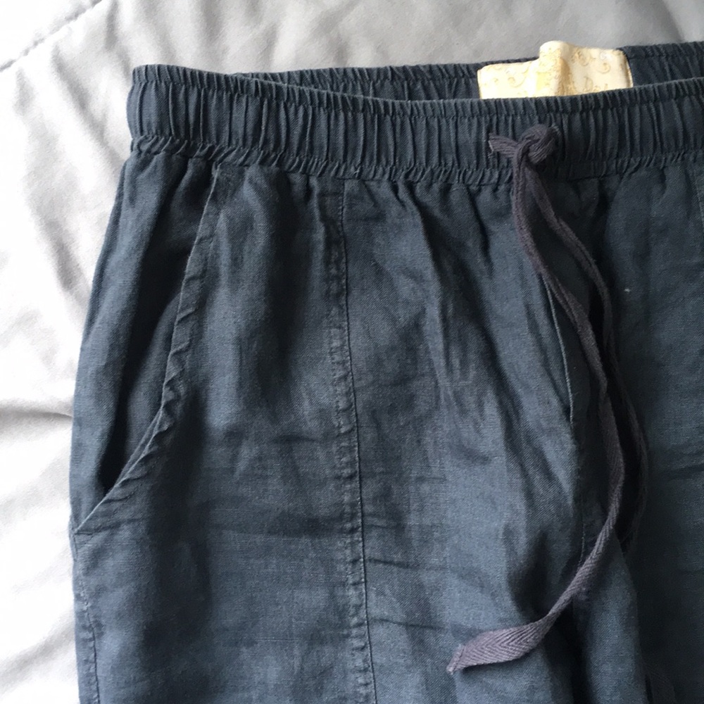 Capri Cargo pants w drawstring + elastic waistband - Picture 8 of 8